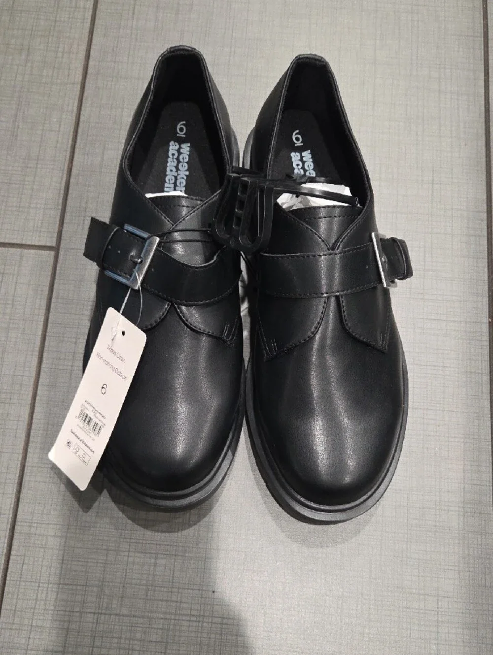 Weekend Academy Boys Lug Sole Oxford Shoes Size 6 Boys